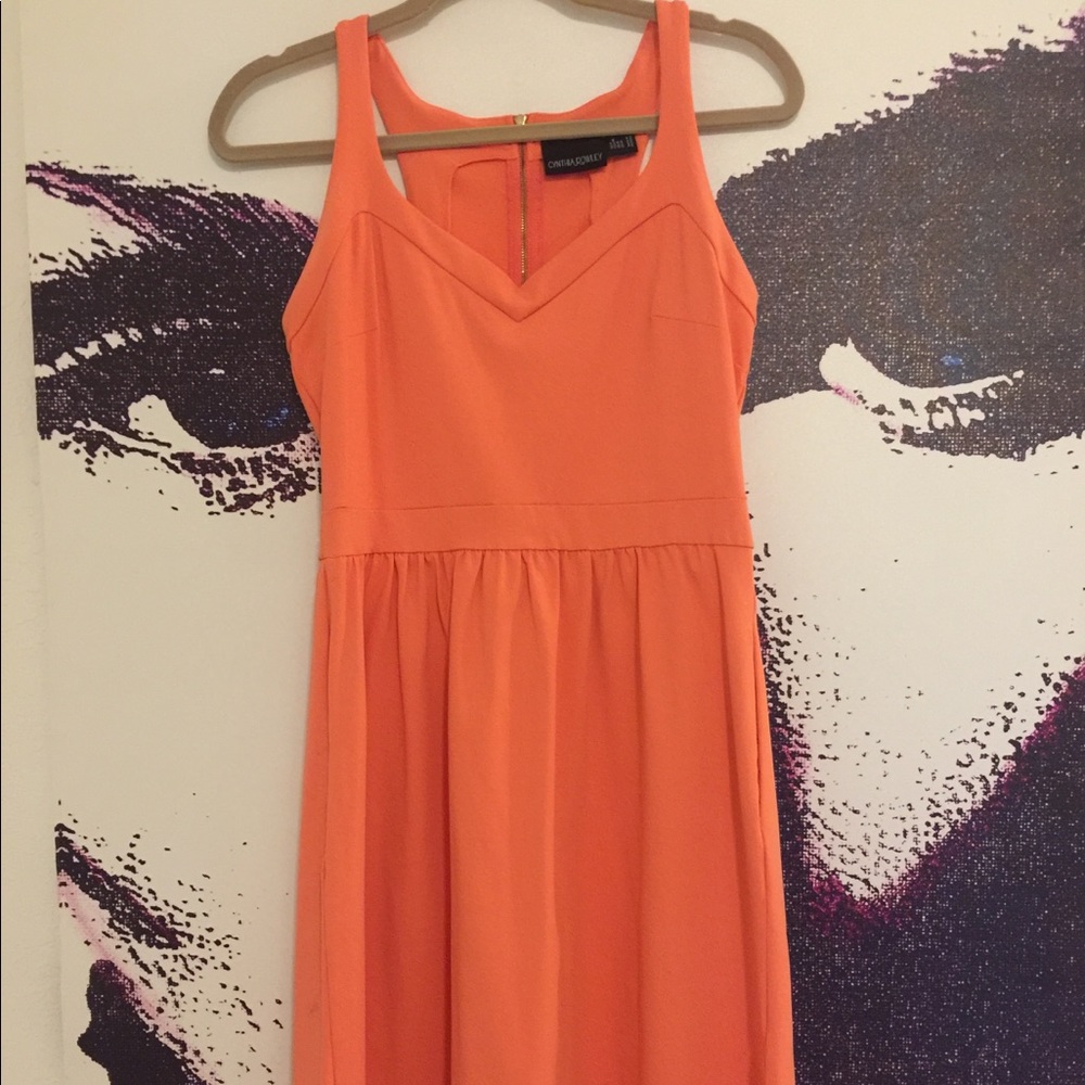 Peach colored 🍑 Cynthia Rowley dress